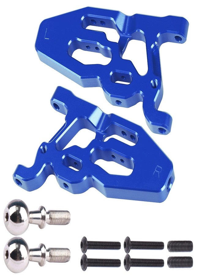 Aimrock Aluminum Front Lower Suspension A Arms w/Pivot Balls Upgrades Parts for 1/8 Typhon 1/7 Felony Infraction Limitless 6S BLX RC Buggy Car (Blue) - Image 1